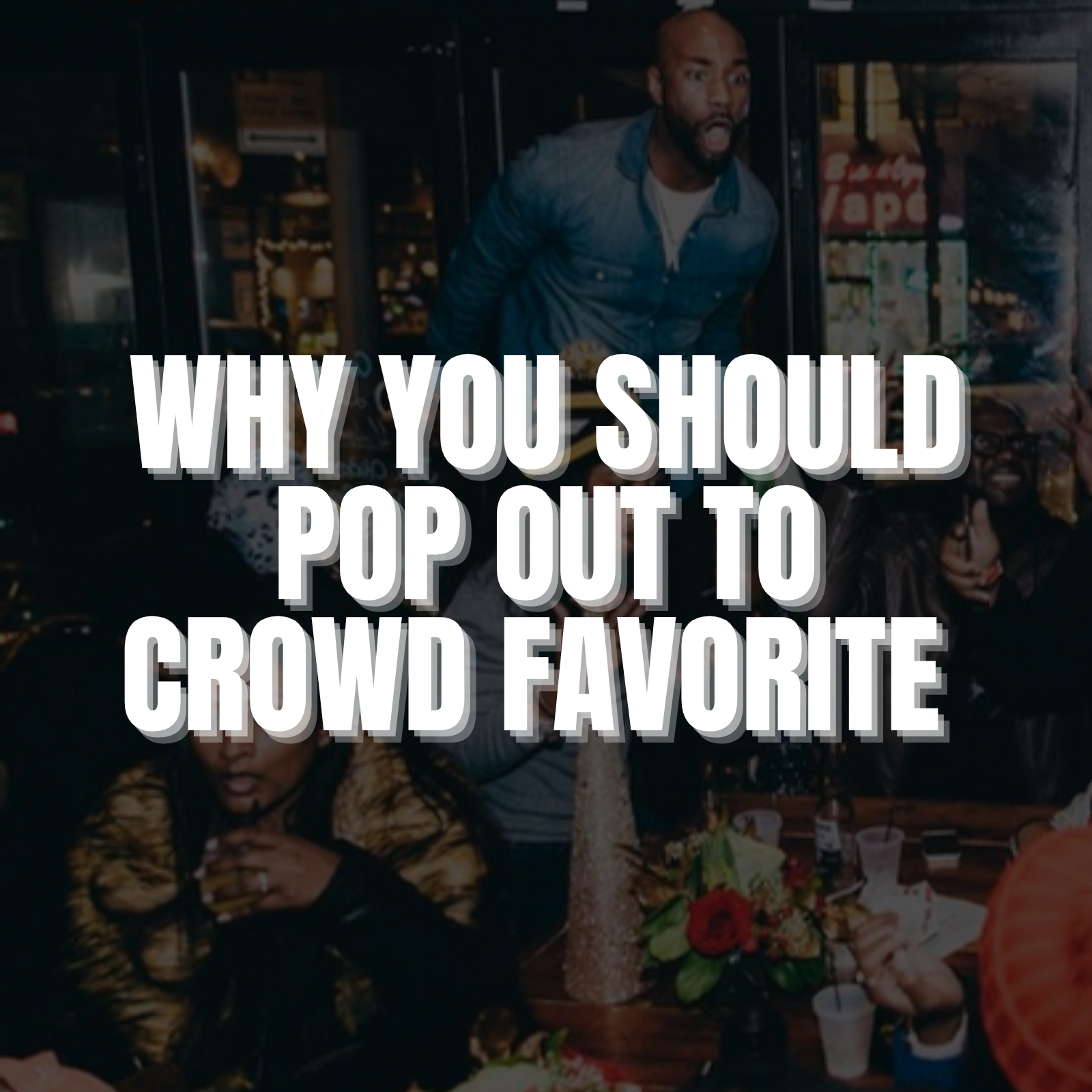 Crowd Favorite concert series flyer explaining why the series exists